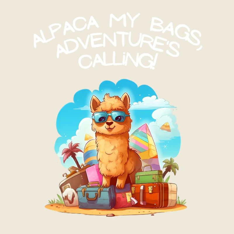 Aventure cool tu dis Alpaga Mes sacs Tee Kids