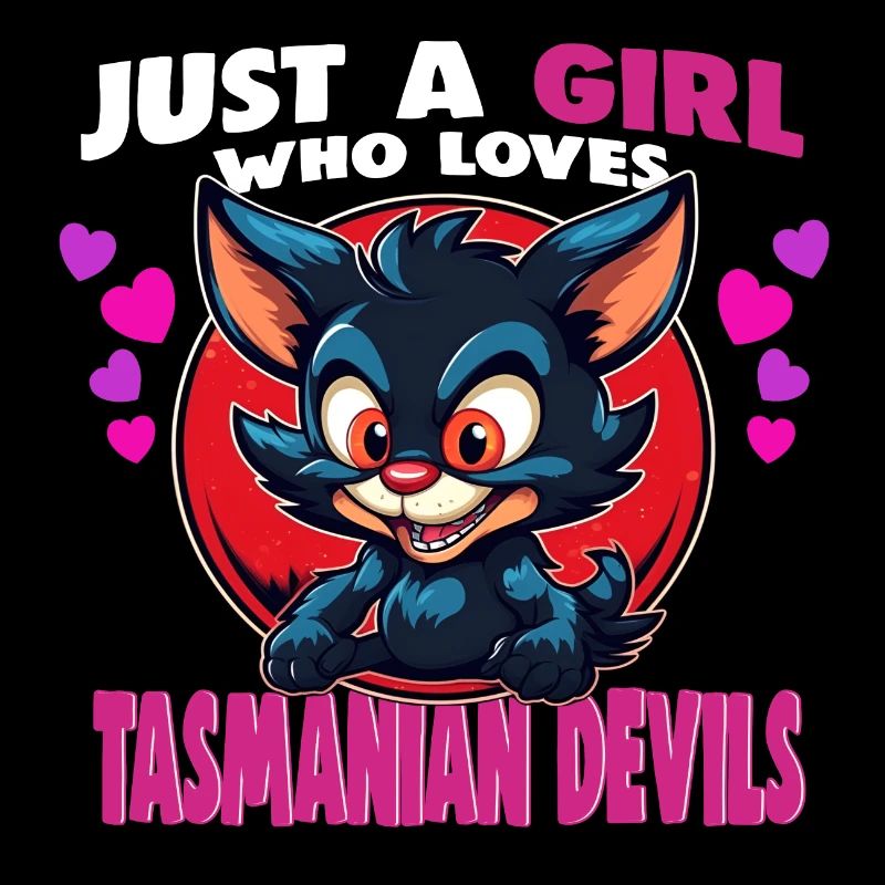 Just a Girl who Loves tasmanian Devils