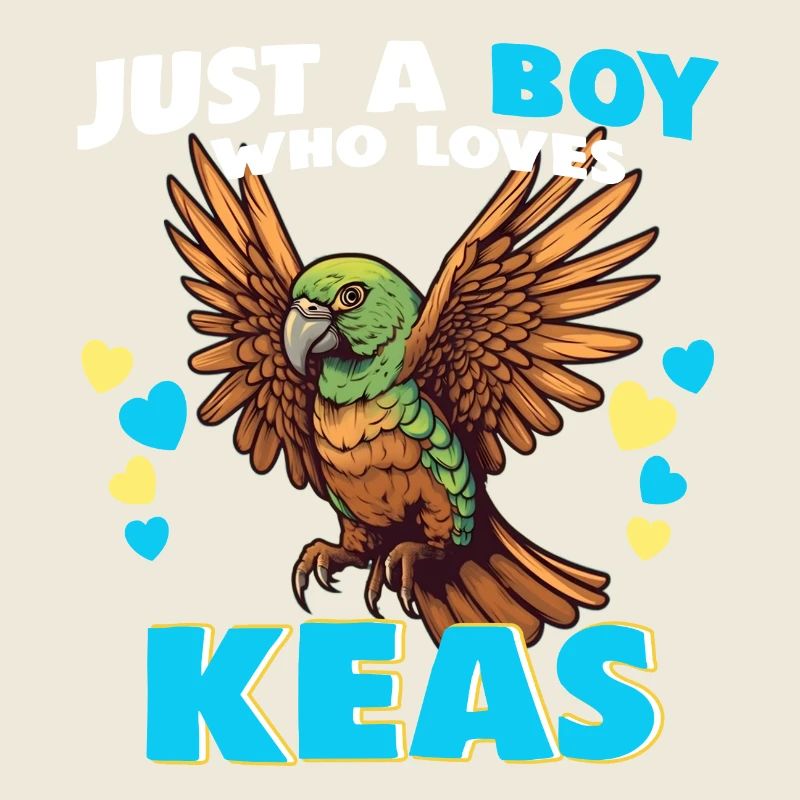 Juste un garçon qui aime Keas