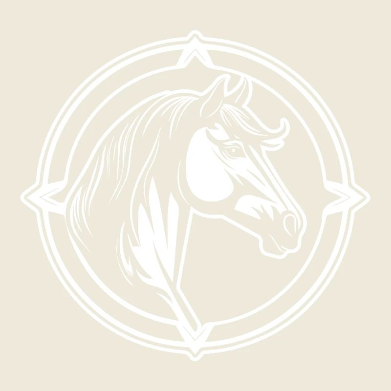 Poney tête de cheval