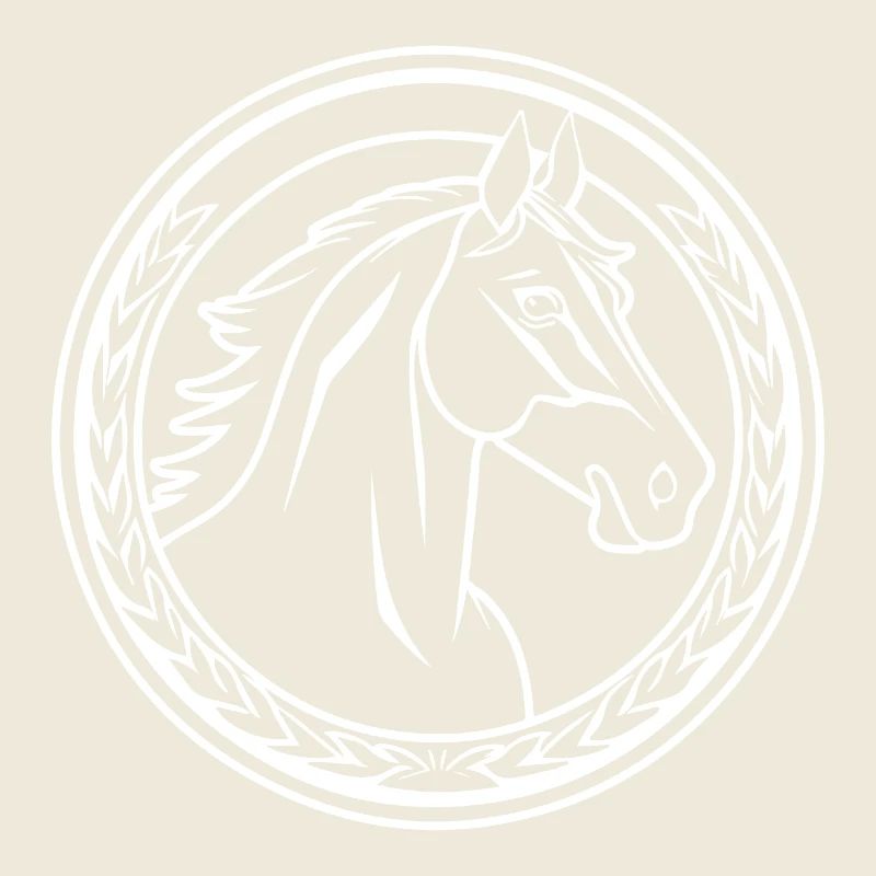 Poney tête de cheval
