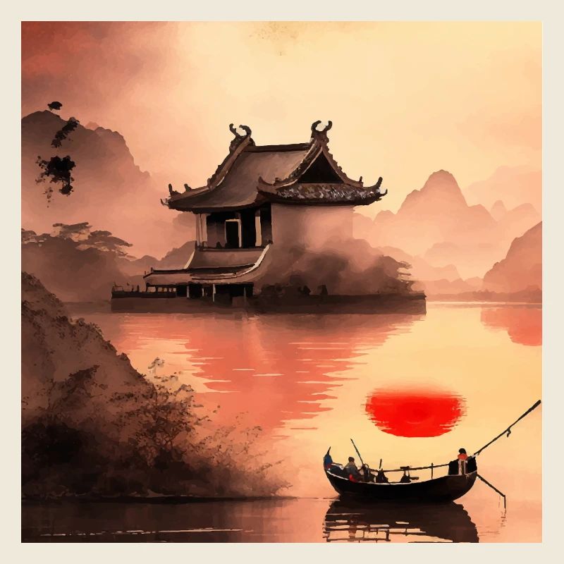 Japan Wunderschönes Kunstwerk-Design