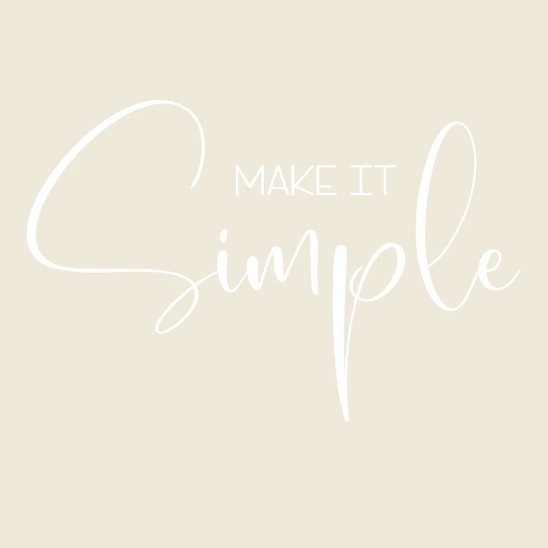 Make it Simple