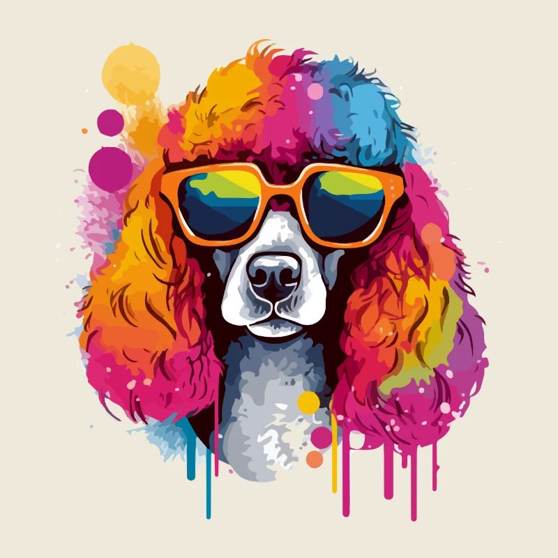 Milo le cocker à lunettes