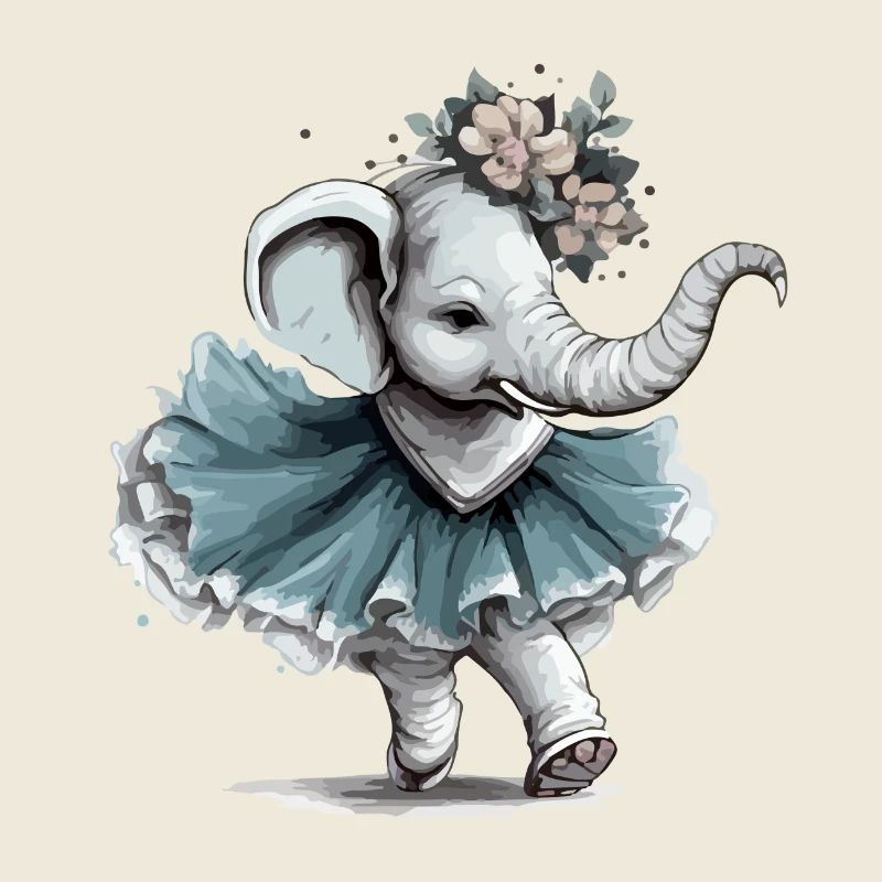 Zouzou l'éléphant au tutu