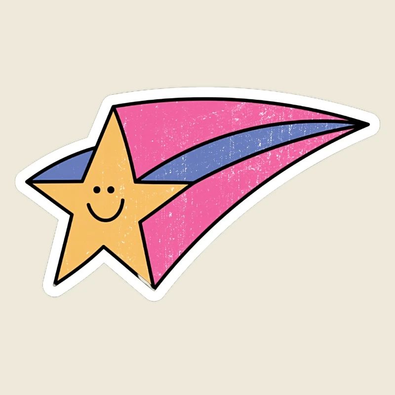 Retro Shooting Star