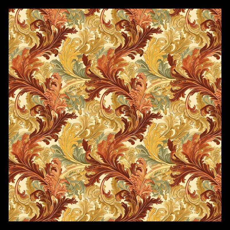 Leaves Seamless Pattern Leaf Foliage Nature Print