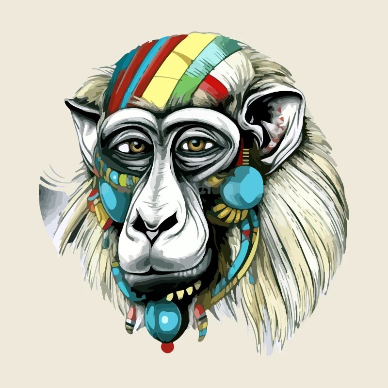 Kika the mandrill