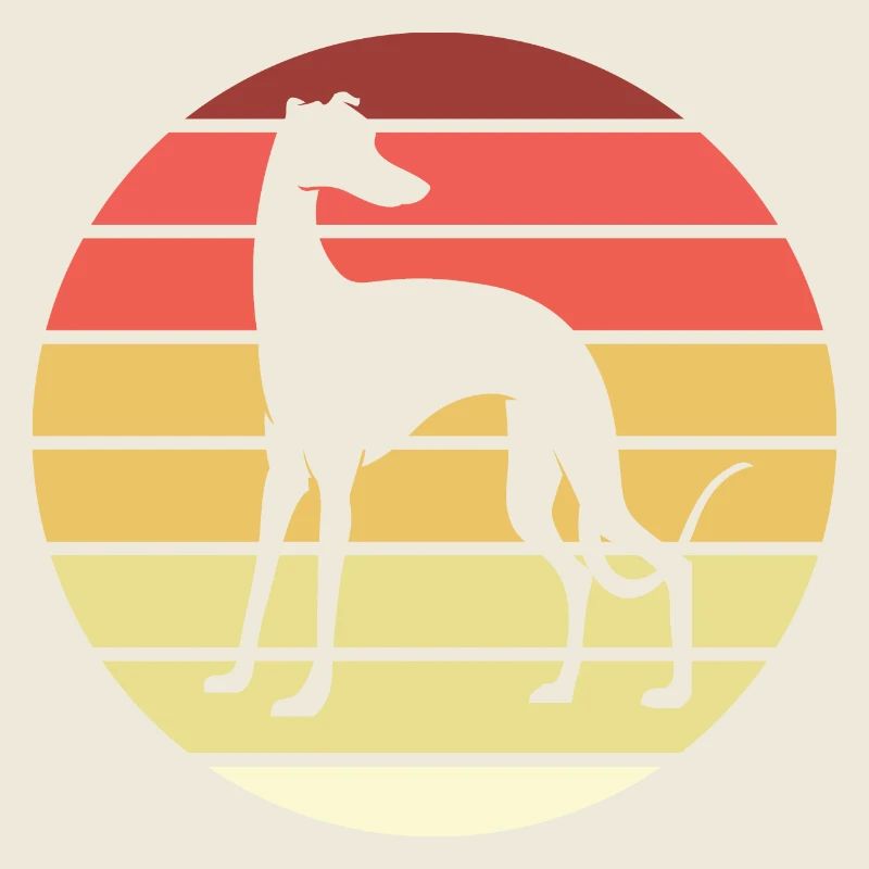 Whippet Retro Hund