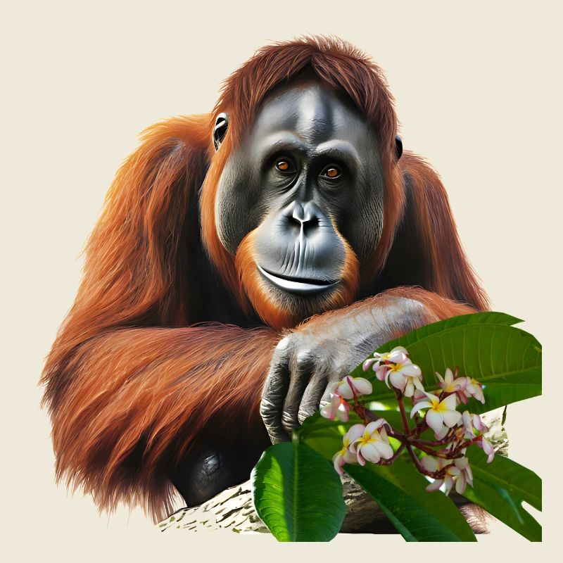 Les orangs-outans ne vivent souvent qu’en captivité