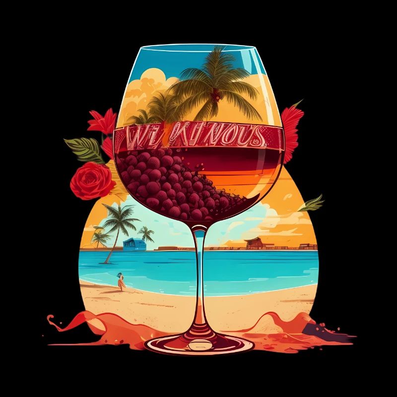 Verre à vin d’été