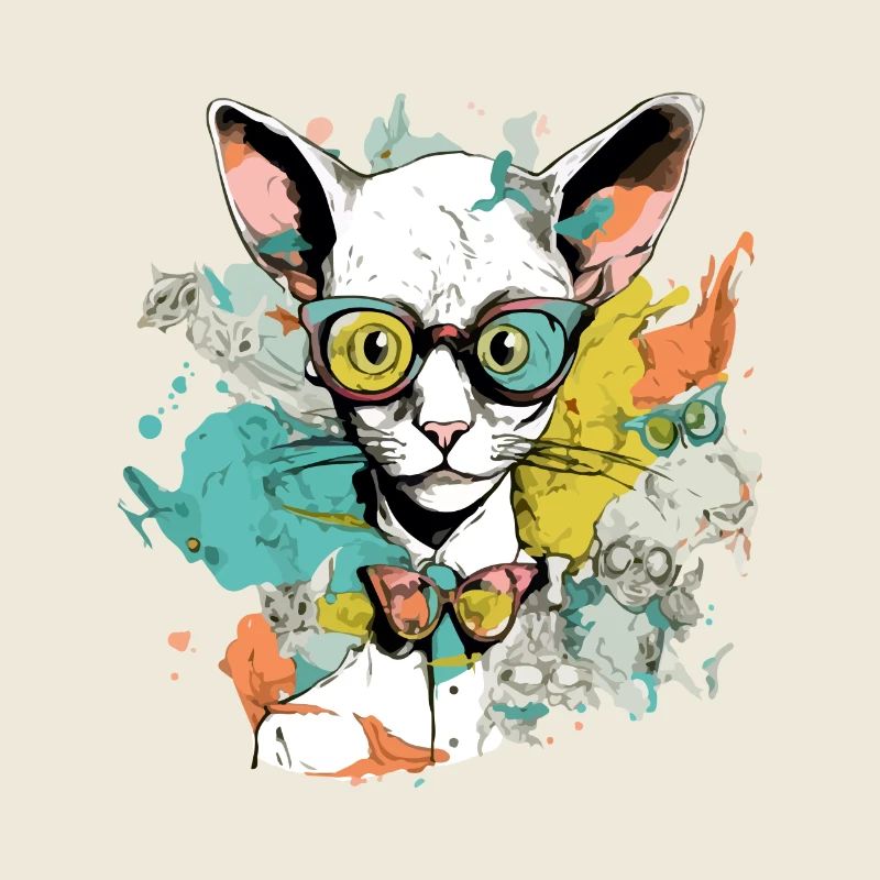 Ikolo, die Katze mit der Brille