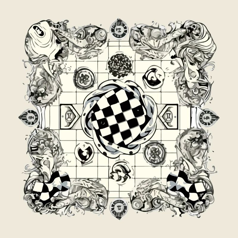 Alien Chessboard No. 3