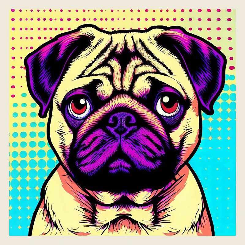 Pug Pop Art