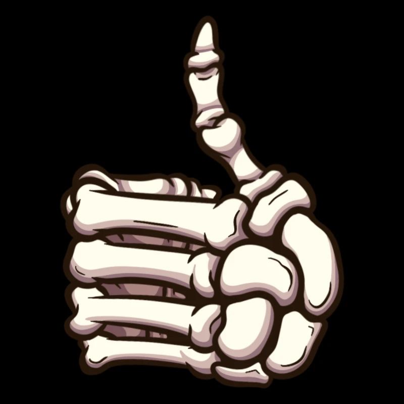 Skeleton Thumb Up