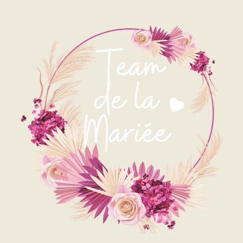 Team de la mariée floral