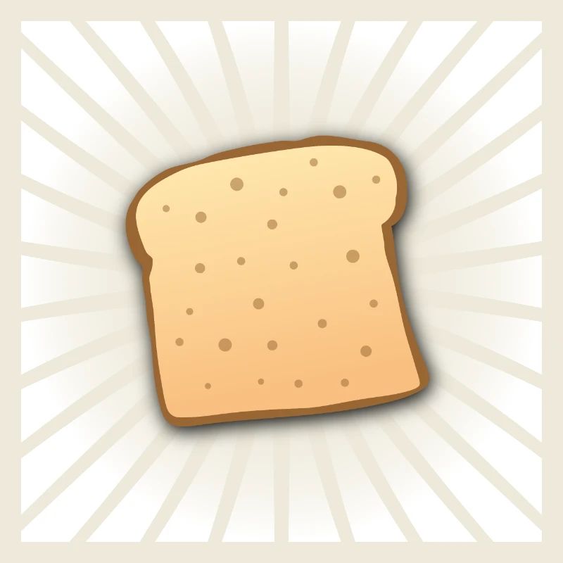 Drôle de beurre comique Toast Slice Cool Toast Bread