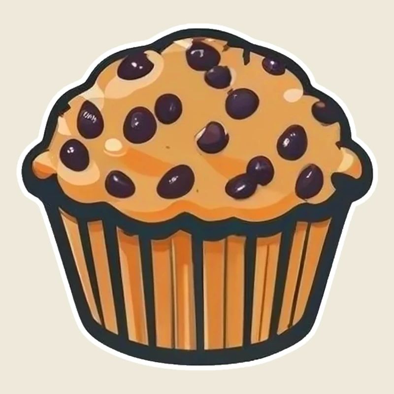 Muffin aux Pépites de Chocolat