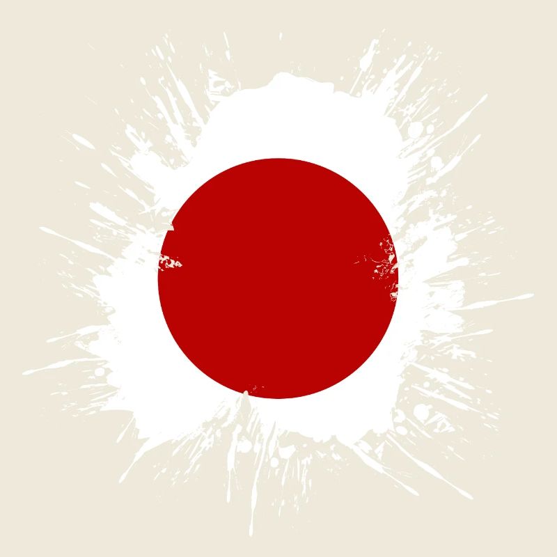 Drapeau du Japon utilisé Look Nihon drapeau japonais