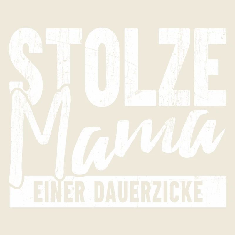 Stolze Mama einer Dauerzicke