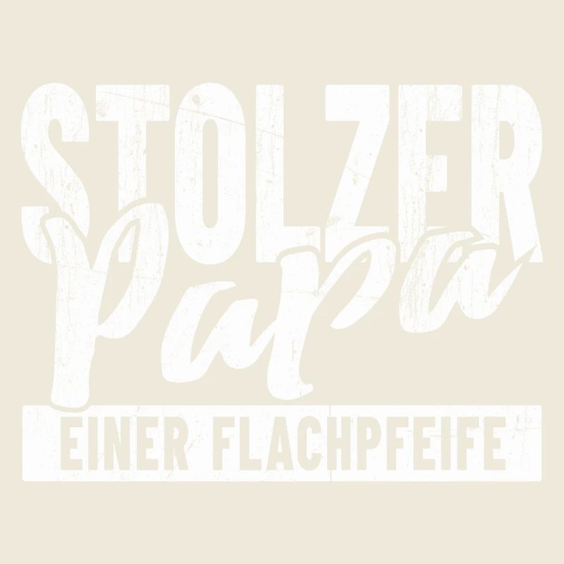 Stolzer Papa einer Flachpfeife