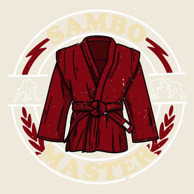 Sambo Russische Kampfsportler Kimono Ringen