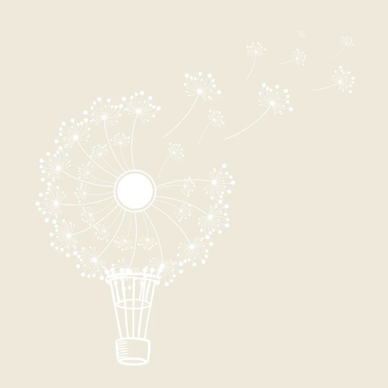 Löwenzahn Heißluftballon