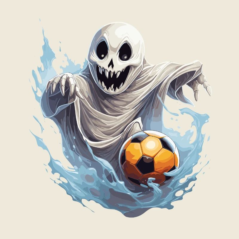Goal-Seeking Ghost: The Spectral Striker Tee!