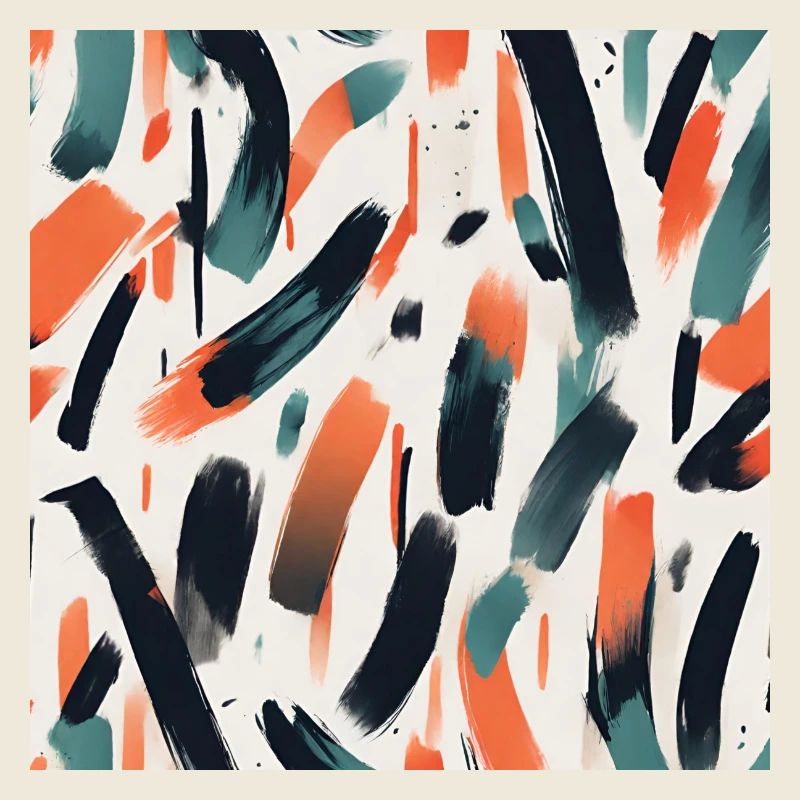 Modernes Pinselstrichdesign