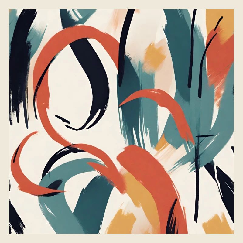 Modernes Pinselstrichdesign