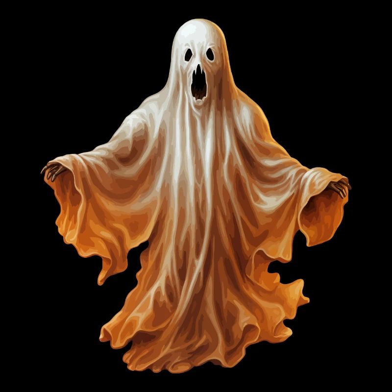 Spooky Halloween Floating Horror Ghost