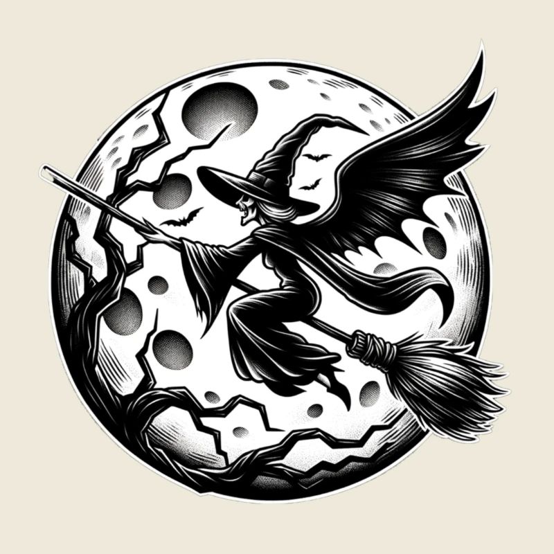 Design Sorcière affreuse