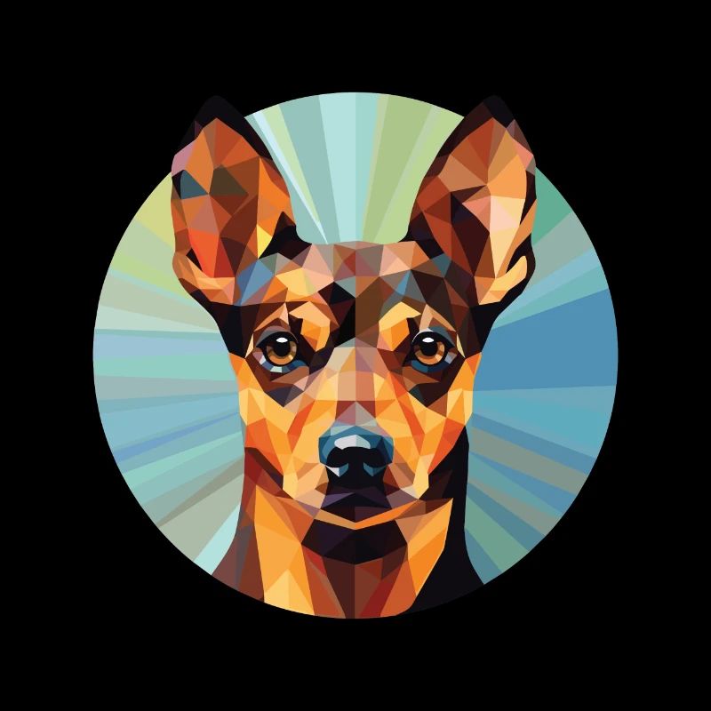 Deutsch Rauhaar Vorstehhund Rasse Aquarell