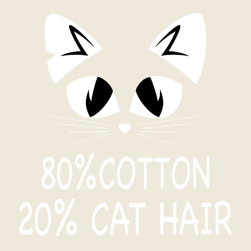 80% Coton, 20% Poil de chat