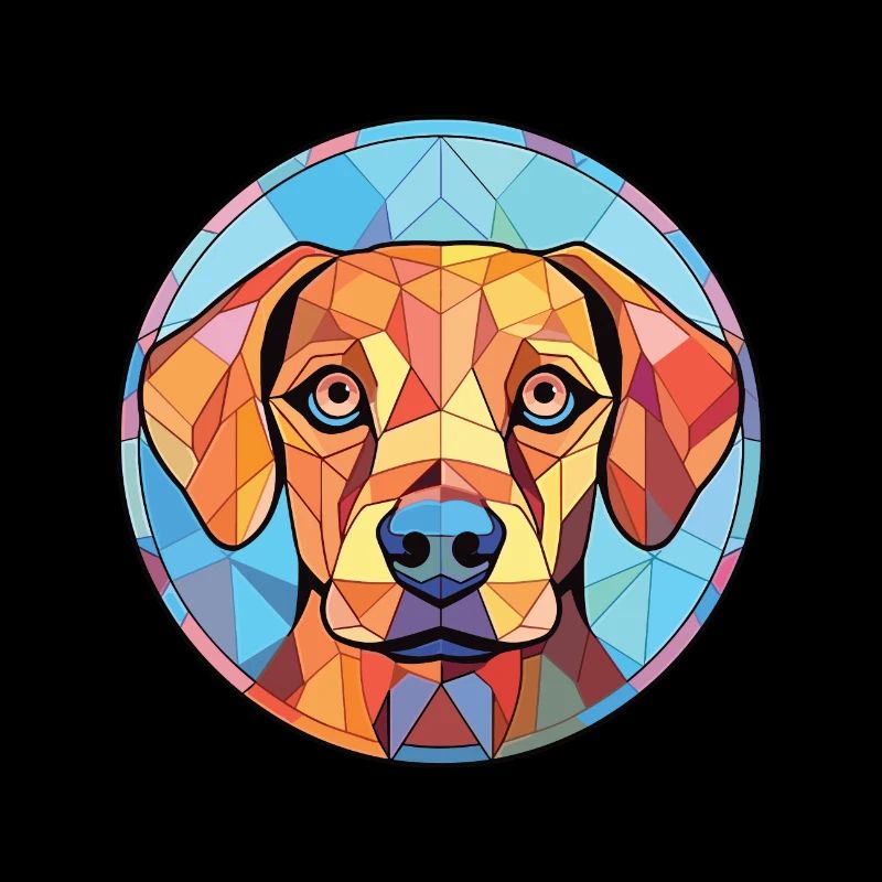 Billy Dog Breed Illustration aquarelle colorée