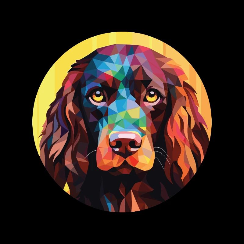 Boykin Spaniel Hunderasse Aquarell Illustration