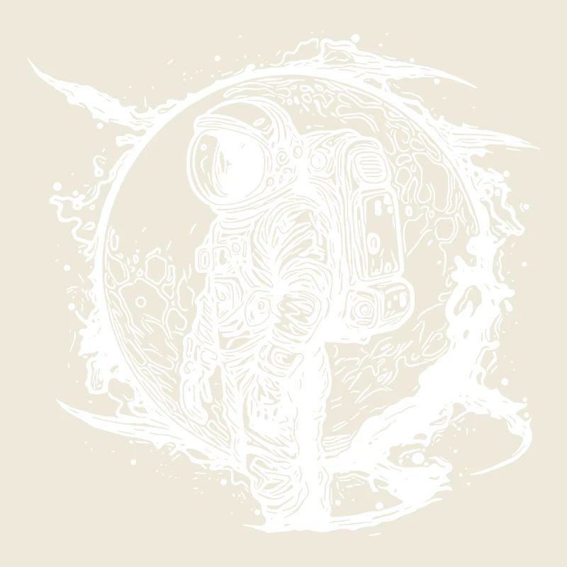 Sortie dans l’espace d’astronaute avec sphère exotique