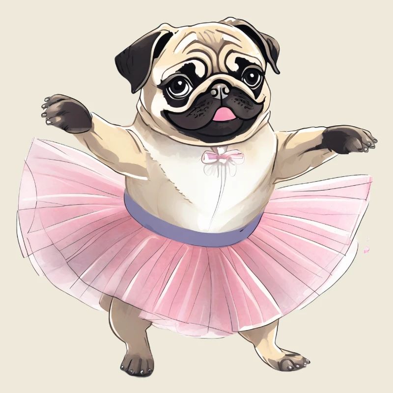 tanzender Mops