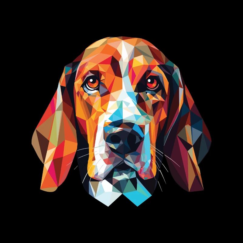 Treeing Walker Coonhound race chien aquarelle