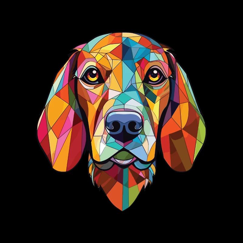 Stephens Cur Dufthund Hunderasse Aquarell