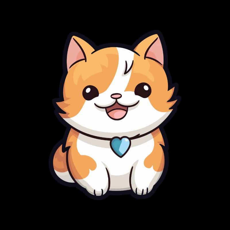 Munchkin chat dessin animé aquarelle illustration