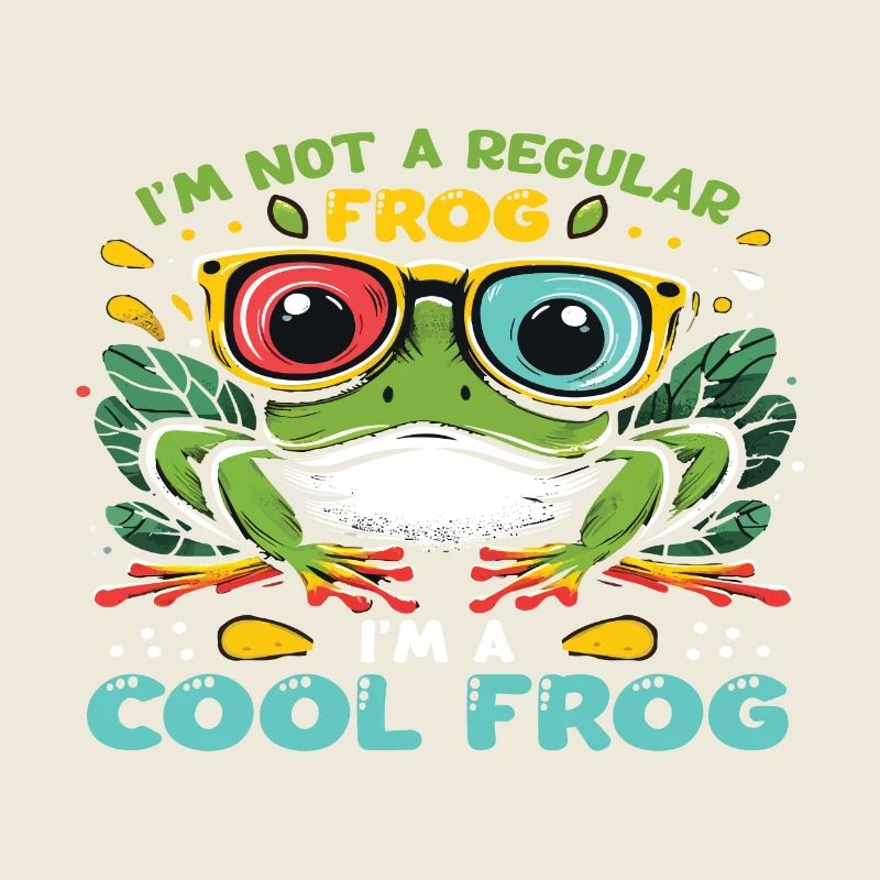 I´m not a regular Frog im a cool Frog