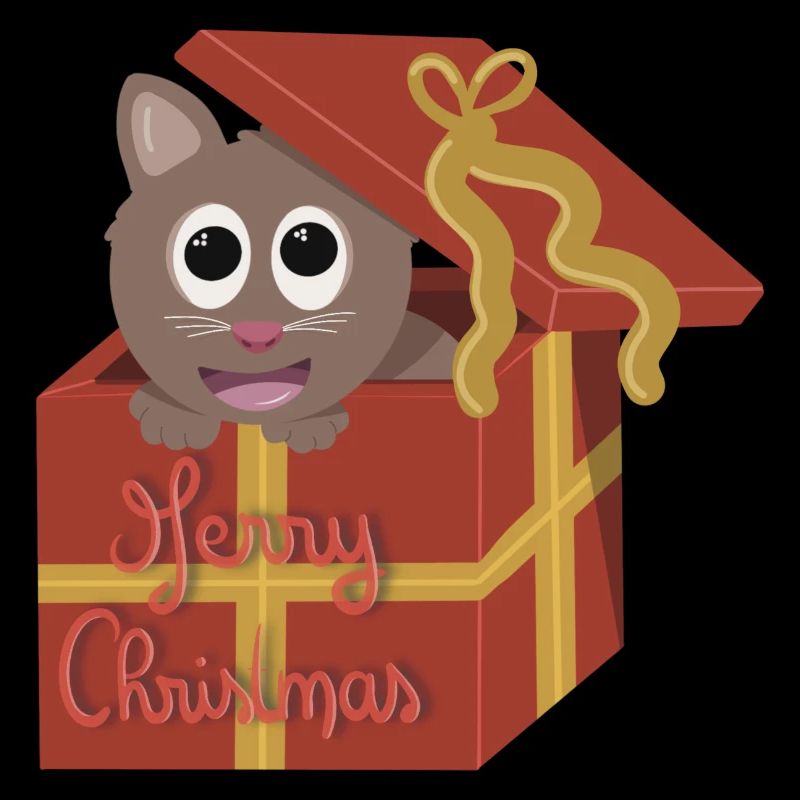 Chaton de Noël