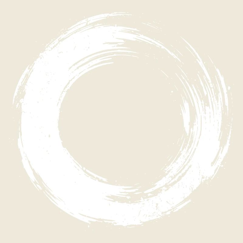 Circle Brushstroke Background