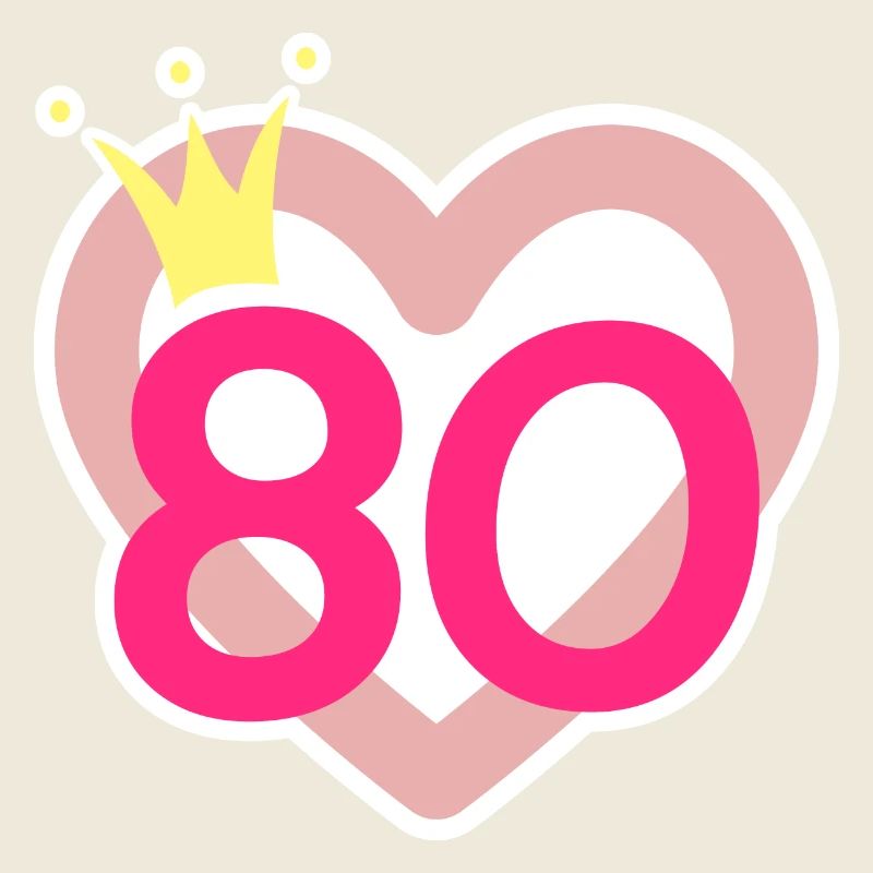 80e anniversaire Couronne de princesse