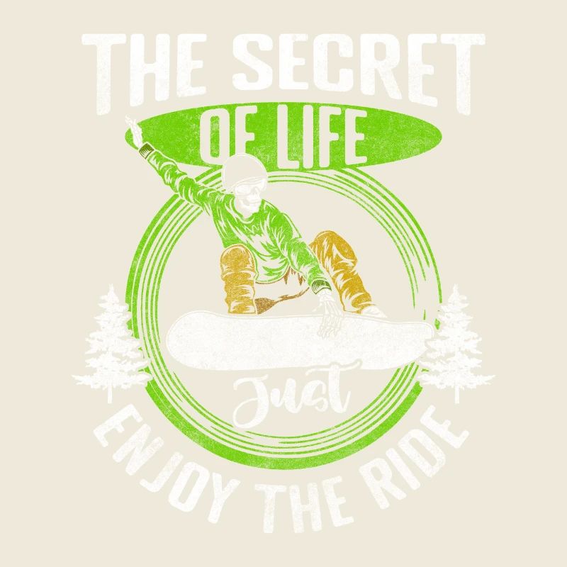 Snowboarder Board Tailgrab Sprung