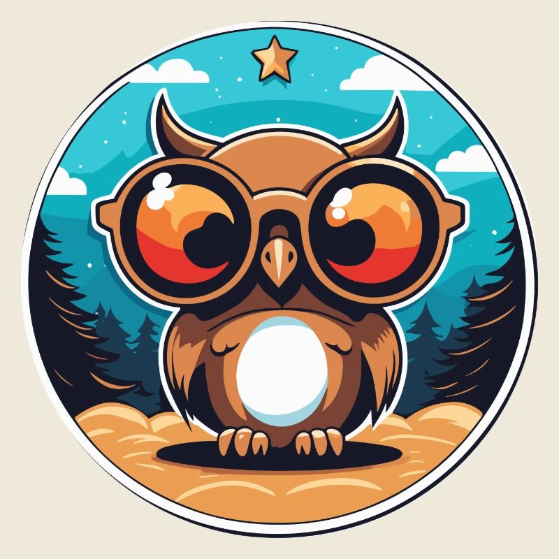 Owl Christmas Drawing