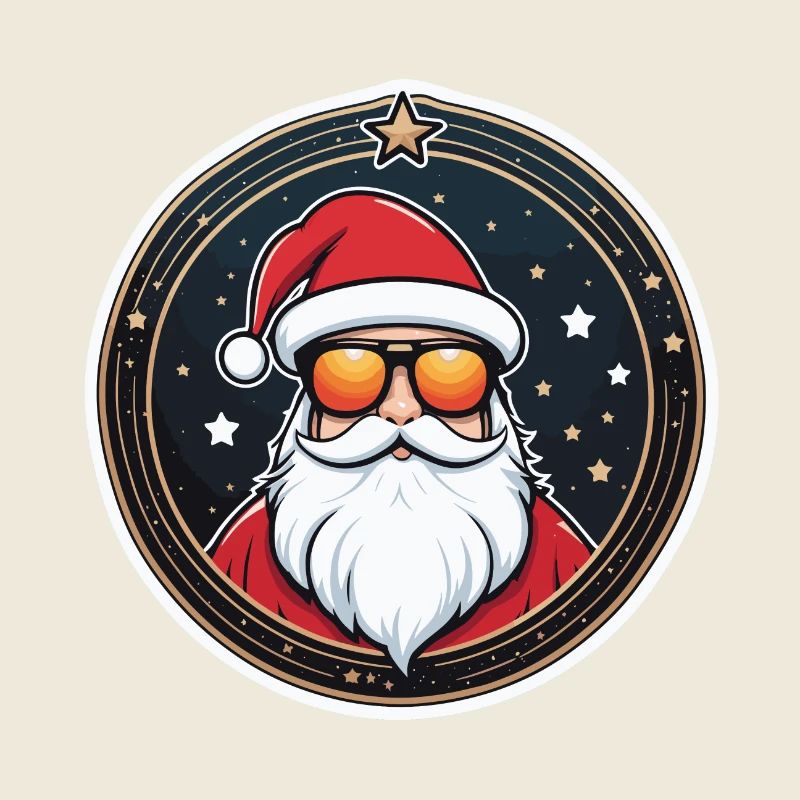 Père Noël dessin de Noël