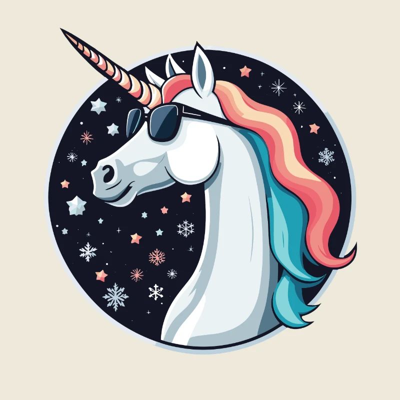 Einhorn Weihnachten Zeichnung