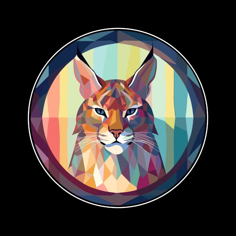 Luchs Buntes Cartoon-Kawaii-Tier